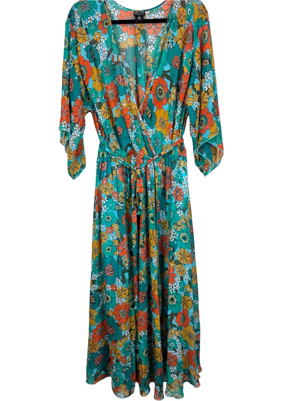 Kate and Lily floral maxi dress sz 20W